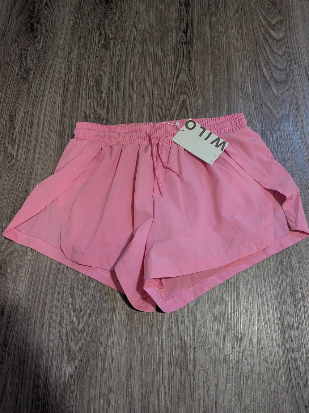 WILO THE LABEL Pink Women's Athletic Shorts NWT